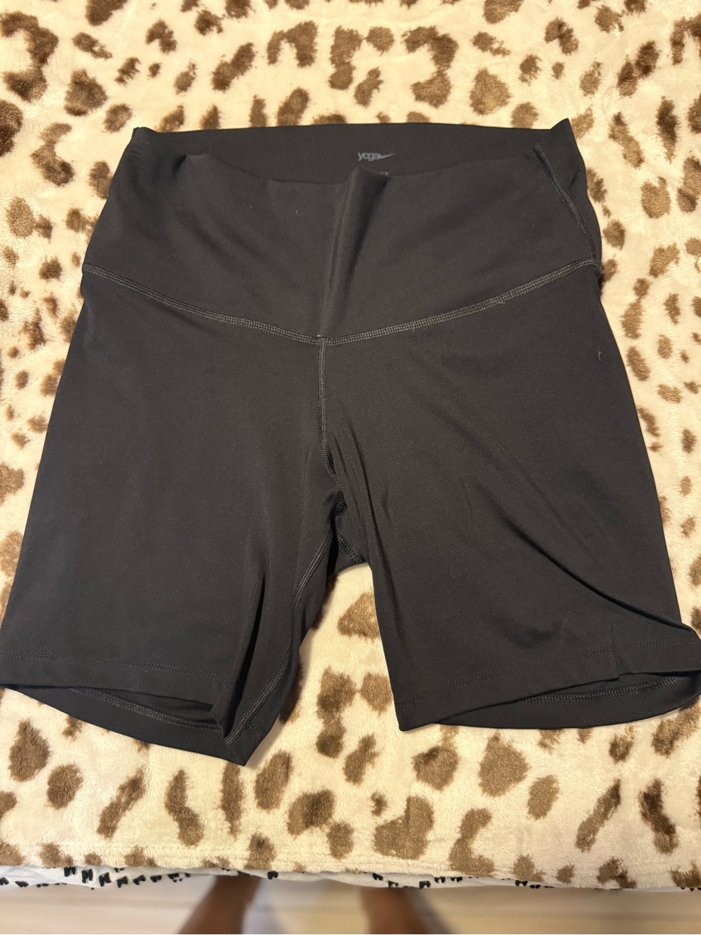 Nike Yoga Dry Fit Black High-Rise Bike Shorts